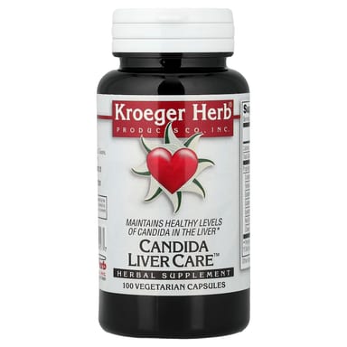 Комплекс Liver Care Kroeger Herb Co Candida™, 100 растительных капсул