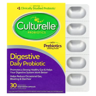 Пробиотик Culturelle Digestive Daily Probiotic, 30 растительных капсул