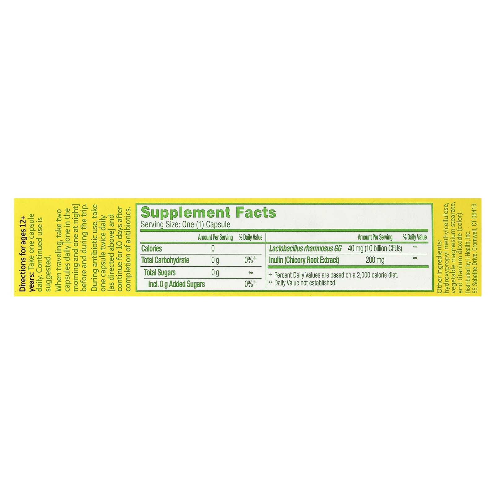 Пробиотик Culturelle Digestive Daily Probiotic, 30 растительных капсул — фото 2
