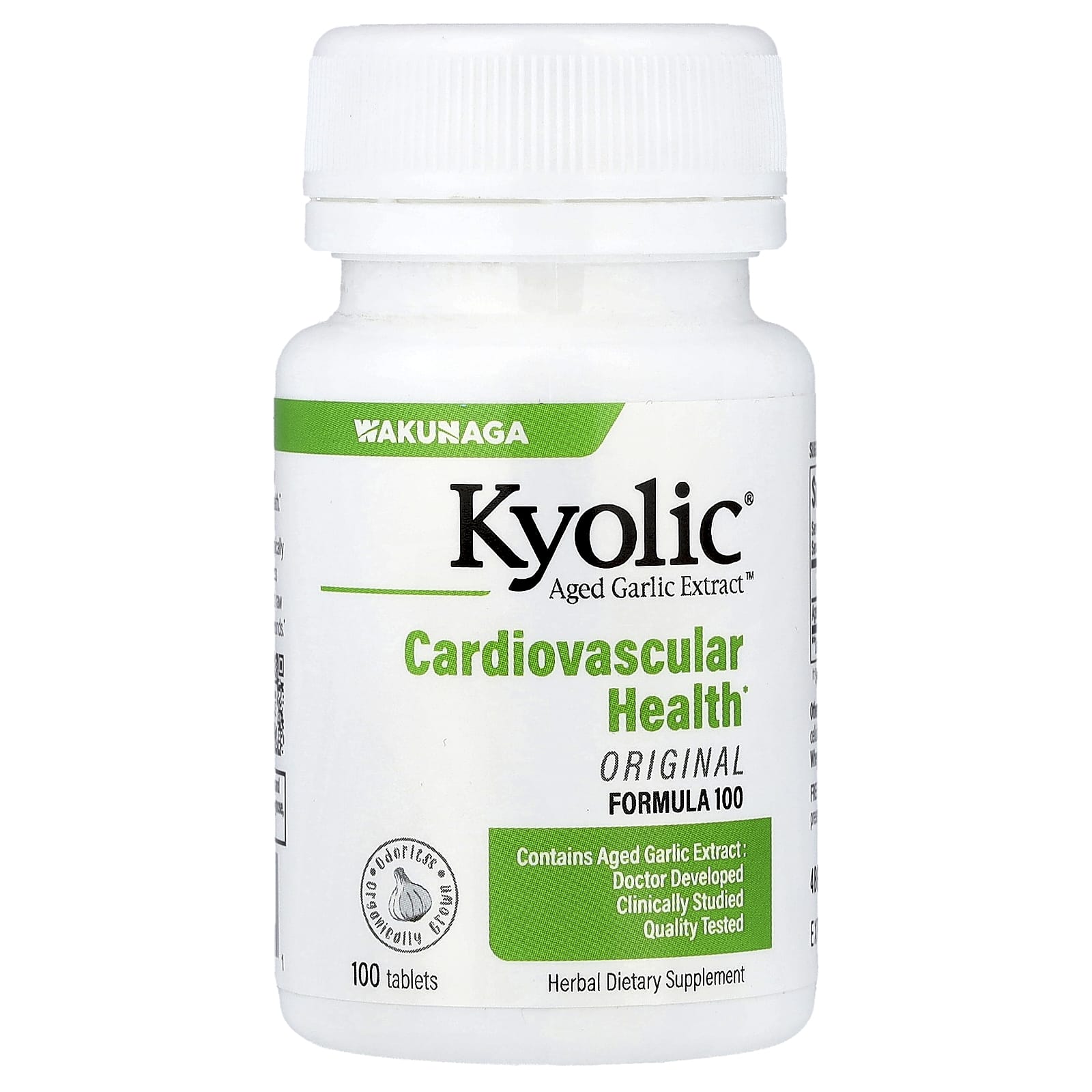 Комплекс Kyolic Aged Garlic Extract™ Cardiovascular Health Original 100, 300 мг, 100 таблеток
