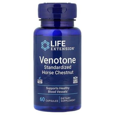 Конский каштан Life Extension Venotone Standardized, 250 мг, 60 капсул