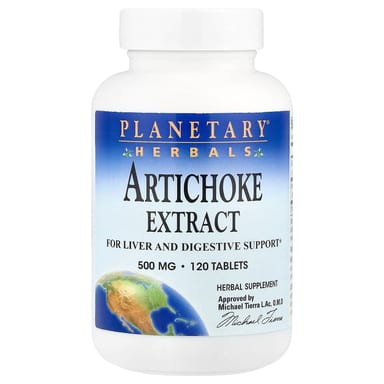 Артишок Planetary Herbals Extract, 120 таблеток