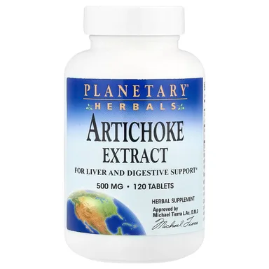Фото товара: Артишок Planetary Herbals Extract, 120 таблеток