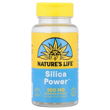 Кремний Nature's Life Power™, 300 мг, 60 растительных капсул
