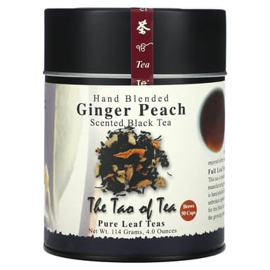 Имбирь The Tao of Tea Hand Blended Scented Black Tea Peach, 114 г