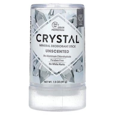 Дезодорант CRYSTAL Mineral Stick, без отдушки, 40 г, стик