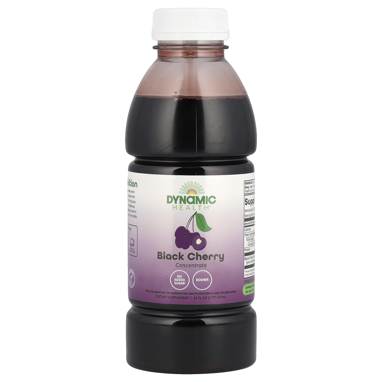 Концентрат терпкой вишни Dynamic Health Black, 473 мл