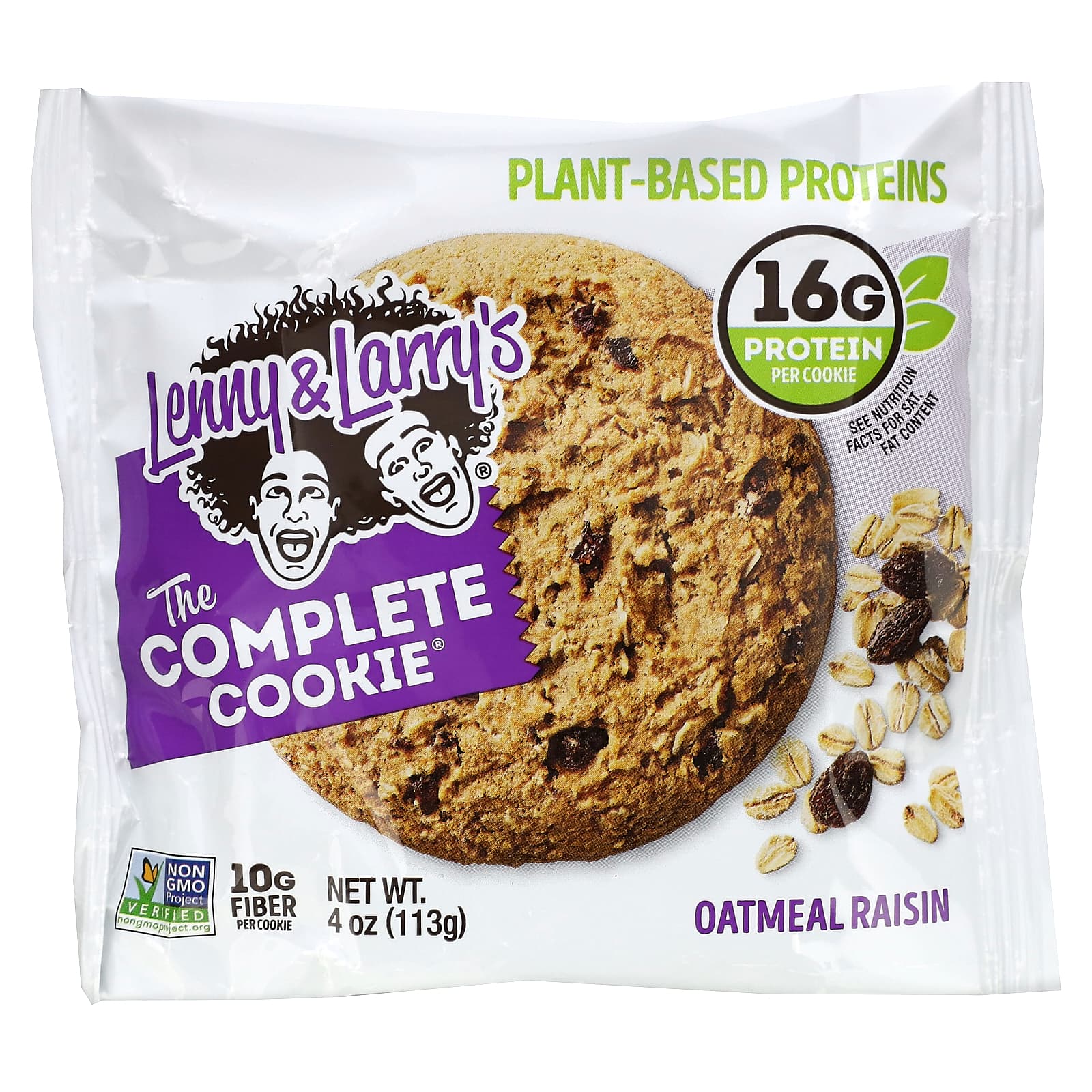 Печенье Lenny & Larry's The Complete Cookie Oatmeal Raisin 12, 113 г — фото 2