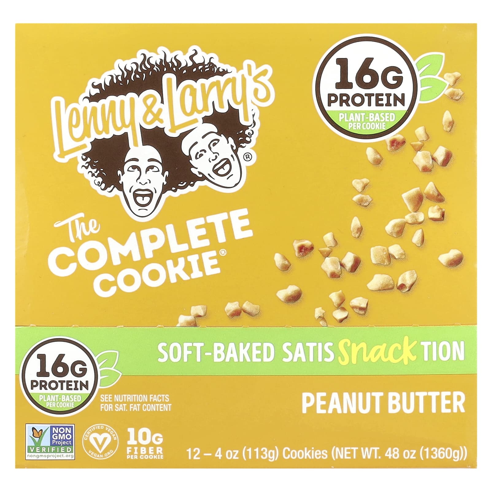 Арахисовая паста Lenny & Larry's The Complete Cookie®, оттенок 12 Cookies, 113 г — фото 3