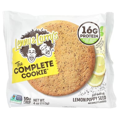 Печенье Lenny & Larry's The Complete Cookie® Lemon Poppy Seed 12, 113 г