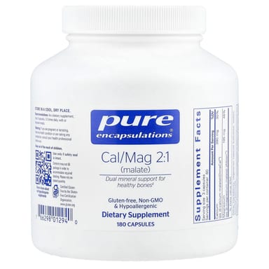 Кальций/магний 2:1 (малат) Pure Encapsulations, 180 капсул