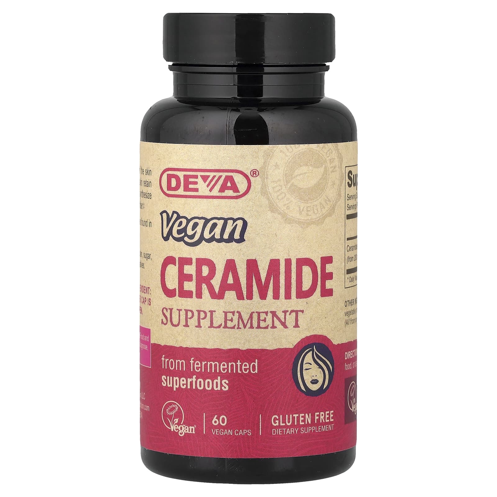 Добавка Deva Vegan Ceramide 60 Vegan Caps