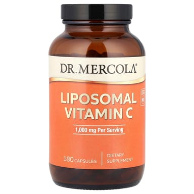 Витамин C Dr. Mercola Liposomal, 500 мг, 180 капсул