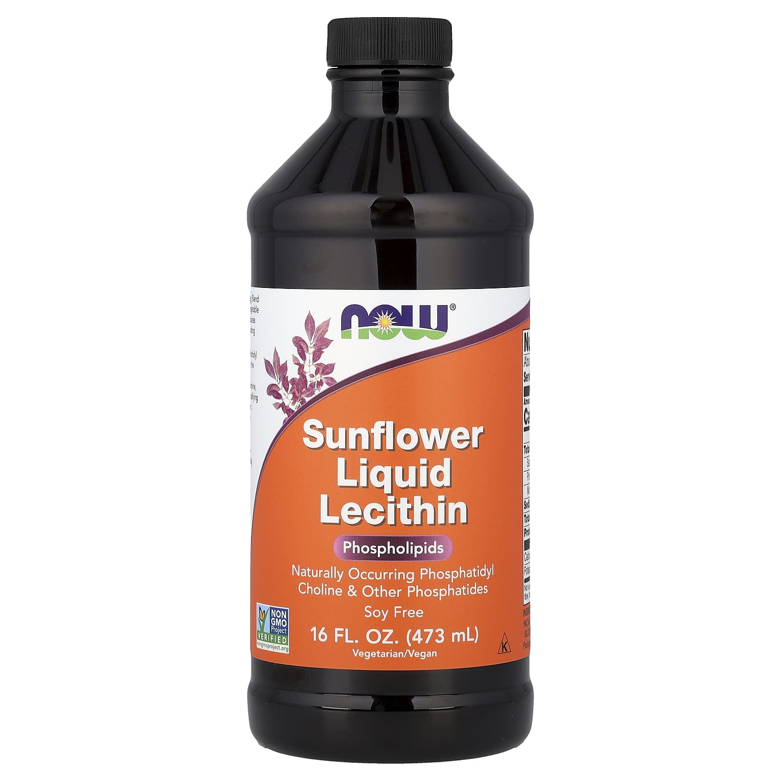 Лецитин NOW Foods Sunflower Liquid, 473 мл, жидкая форма