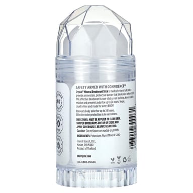 Дезодорант CRYSTAL Mineral Stick, без отдушки, 120 г, стик