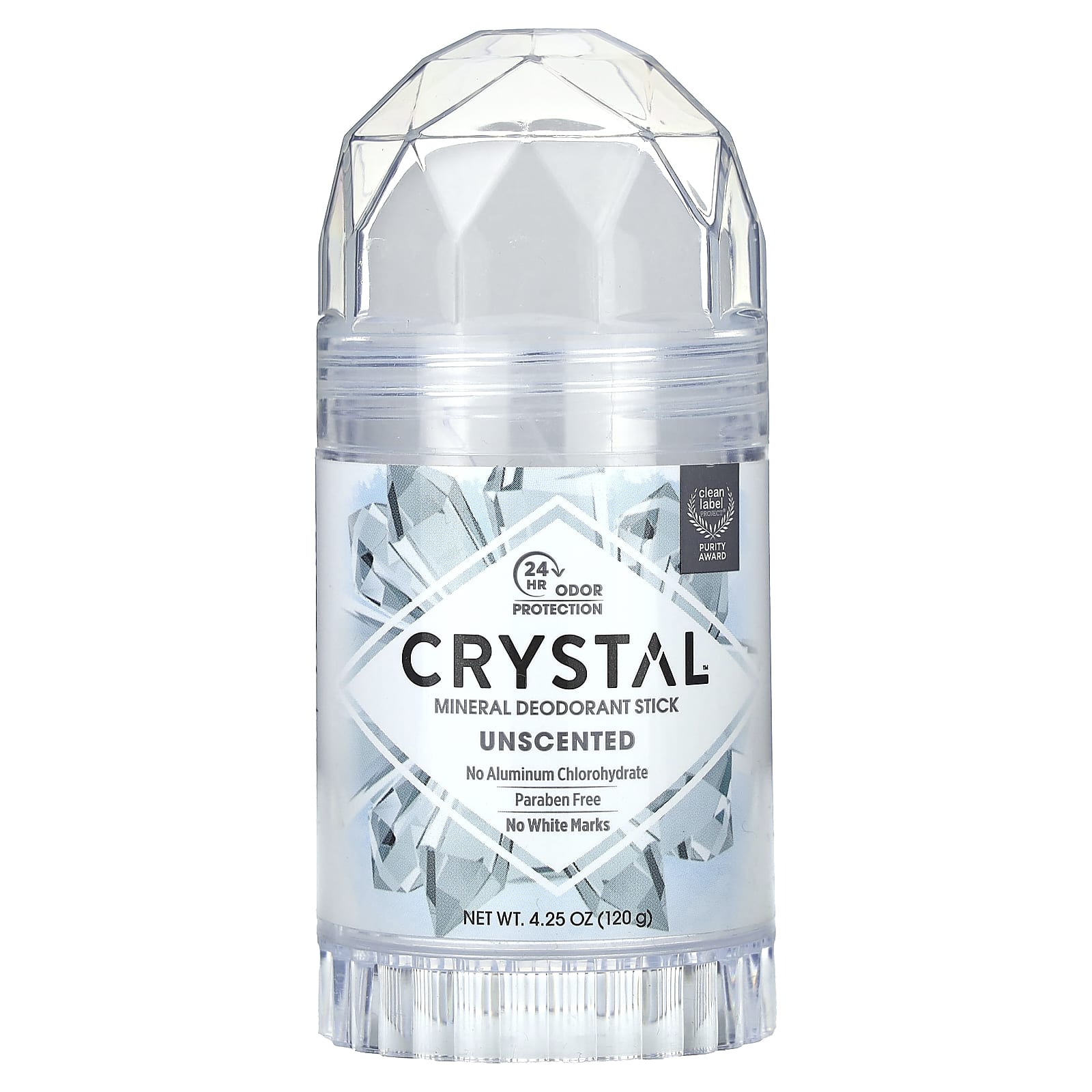 Дезодорант CRYSTAL Mineral Stick, без отдушки, 120 г, стик — фото 2
