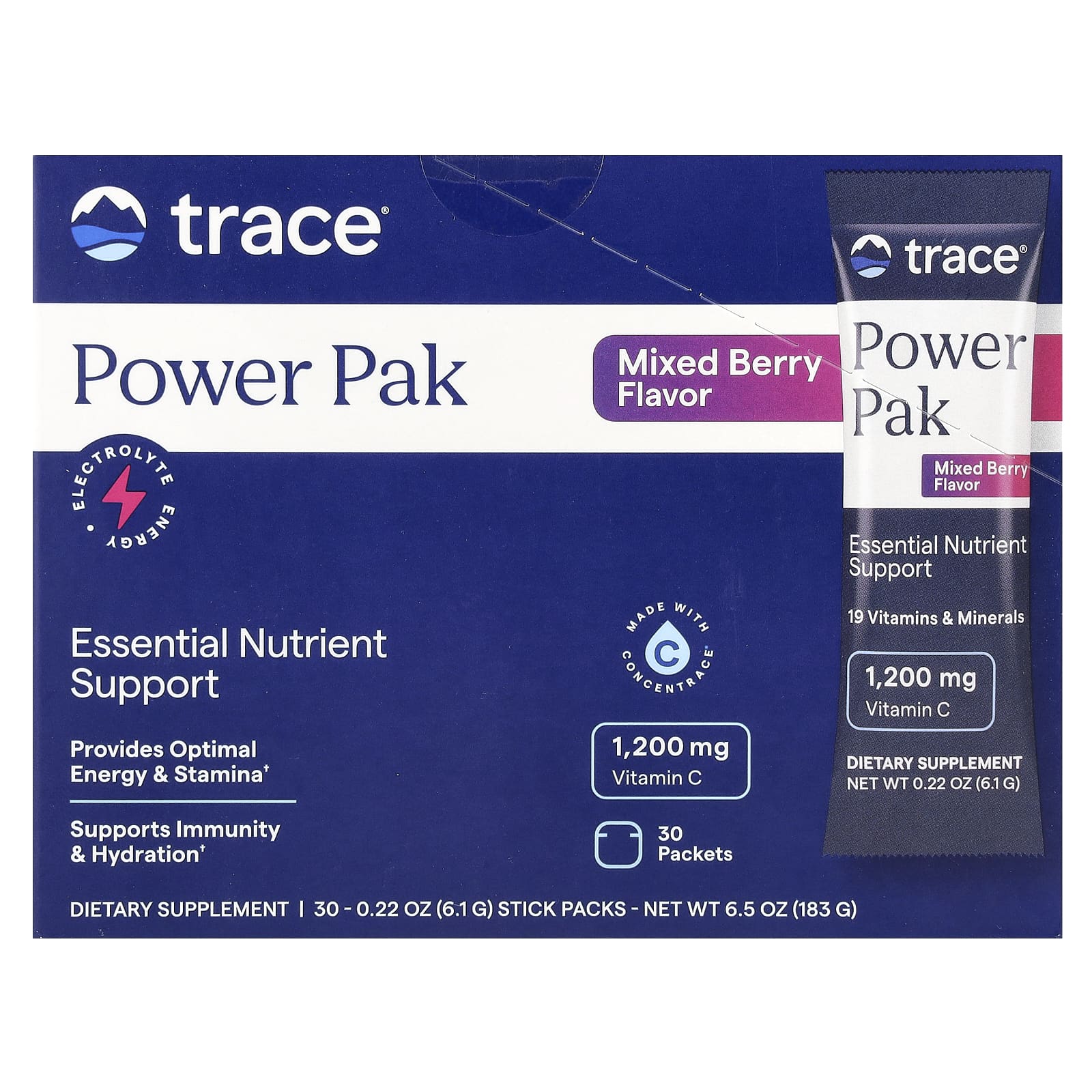 Пакеты для напитков Trace, Mixed Berry, 30 пакетов по 6.1 г — фото 2