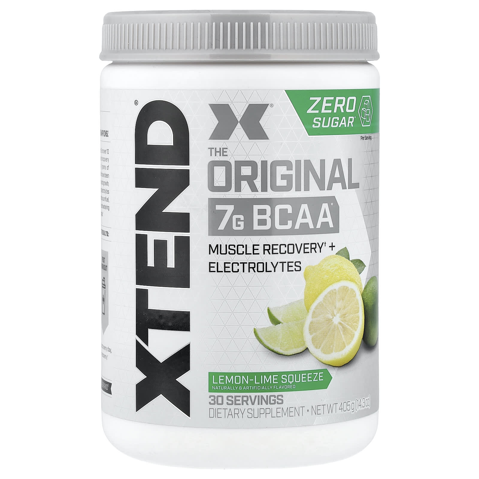 BCAA XTEND Lemon-Lime Squeeze, 7 г, 405 г — фото 2