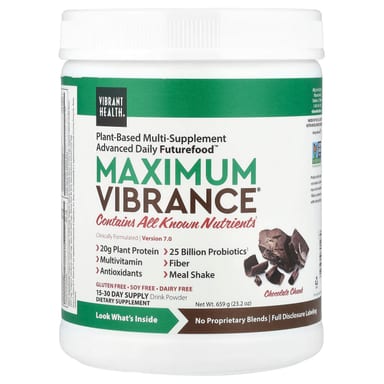 Шоколад Vibrant Health Maximum Vibrance® Version 7 Chunk, 659 г