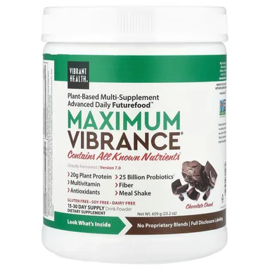 Фото товара: Шоколад Vibrant Health Maximum Vibrance® Version 7 Chunk, 659 г