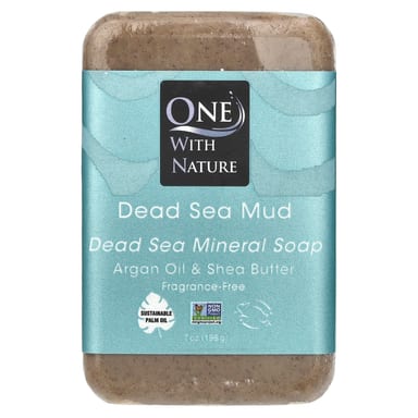 Минерал One with Nature Dead Sea Bar Soap Dead Sea Mud, 198 г