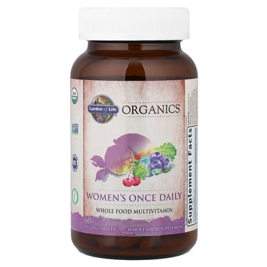 Органические витамины Garden of Life, 60 веганских таблеток