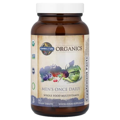 Органические витамины Garden of Life, 60 веганских таблеток