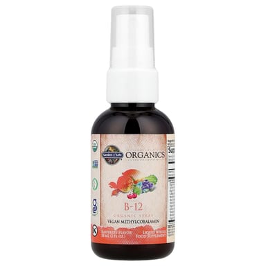 Спрей Garden of Life Organics B-12 Organic, вкус Raspberry, 58 мл