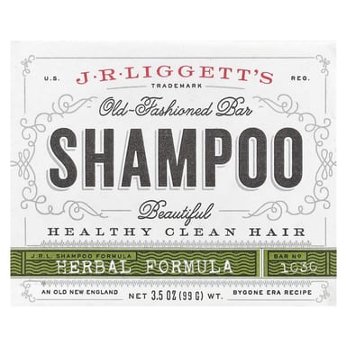 Комплекс J.R. Liggett's Old Fashioned Shampoo Bar Herbal, 99 г, батончик