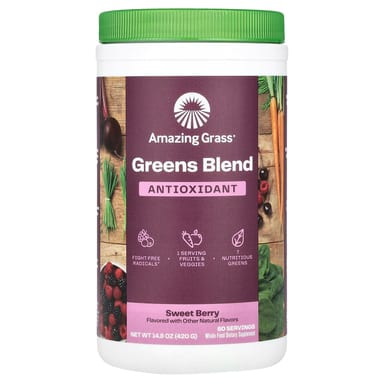Зеленый комплекс Amazing Grass Antioxidant, вкус Sweet Berry, 420 г