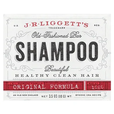 Фото товара: Формула J.R. Liggett's Old Fashioned Shampoo Bar Original, 99 г, батончик