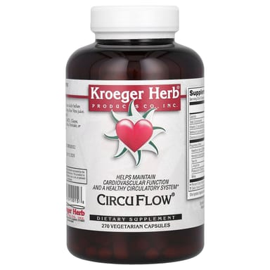 CircuFlow Kroeger Herb Co, 270 вегетарианских капсул