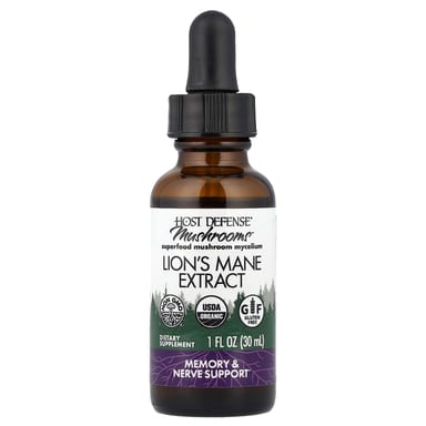 Ежовик гребенчатый Host Defense Mushrooms™ Extract, 30 мл