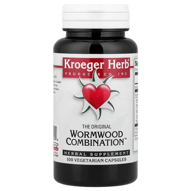 Комбинация полыни Kroeger Herb Co, 100 вегетарианских капсул