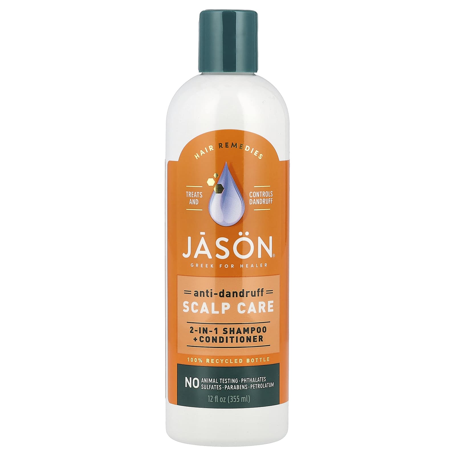Кондиционер Jason Natural Anti-Dandruff Scalp Care 2 In 1 Shampoo , 355 мл