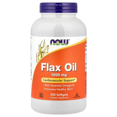 Омега-3 NOW Foods Flax Oil with Essential 's, 250 мягких капсул