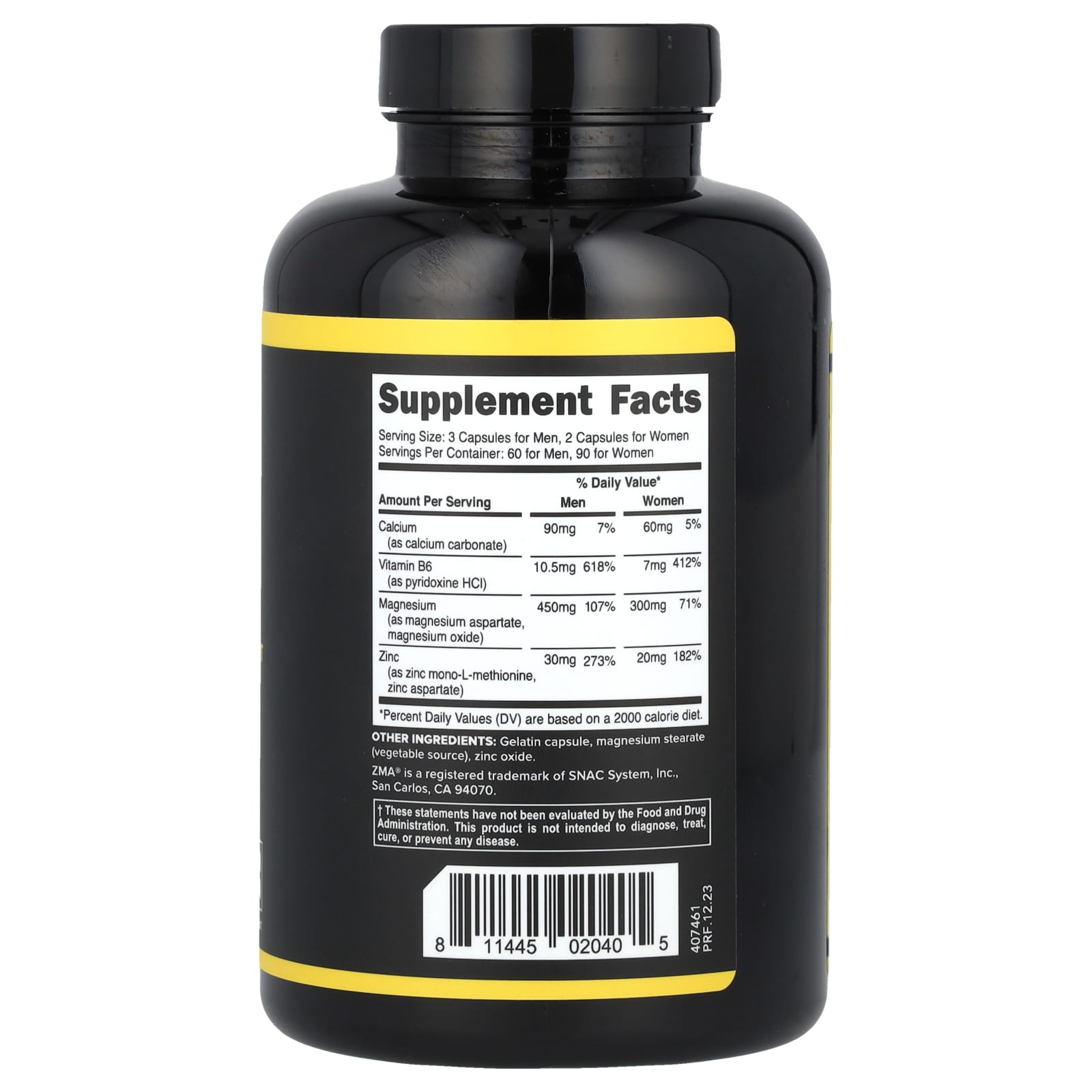 Минерал Primaforce ZMA® Anabolic Support, 180 капсул — фото 2