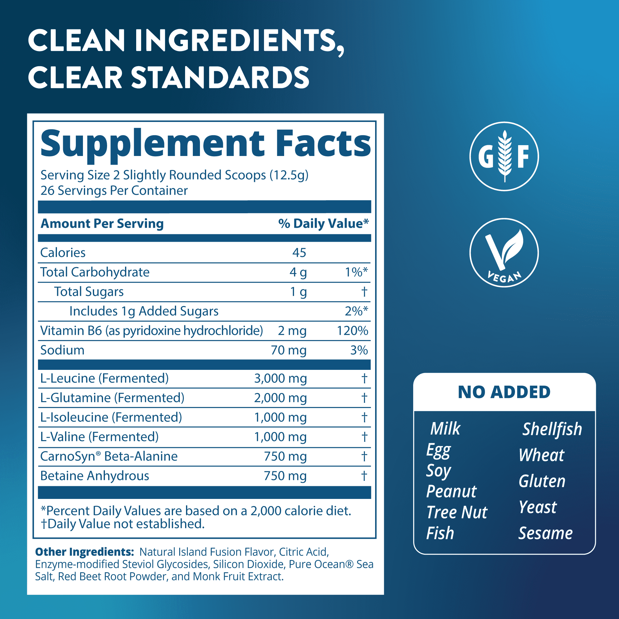 Восстановление после тренировки MRM Nutrition Reload BCAA+G Post-Workout Recovery Island Fusion, 330 г — фото 3