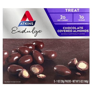 Шоколад Atkins Endulge® Covered Almonds 5 Packs, 28 г
