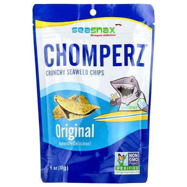 Чипсы SeaSnax Chomperz® Crunchy Seaweed Original, 30 г