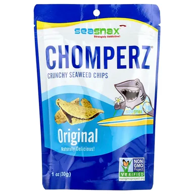 Фото товара: Чипсы SeaSnax Chomperz® Crunchy Seaweed Original, 30 г