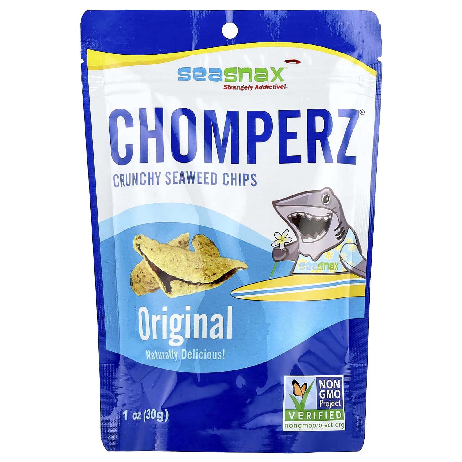 Чипсы SeaSnax Chomperz® Crunchy Seaweed Original, 30 г