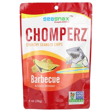 Чипсы SeaSnax Chomperz Crunchy Seaweed, оттенок Barbecue, 30 г