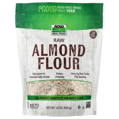 Мука NOW Foods Real Food Raw Almond, 624 г