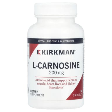 L-карнозин Kirkman Labs L-Carnosine, 200 мг, 90 капсул
