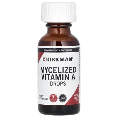 Витамин A Kirkman Labs Mycelized Drops, 30 мл, капли