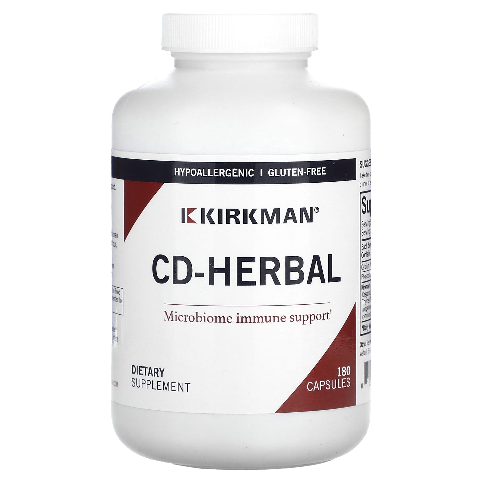 CD-Herbal Kirkman Labs, 180 капсул