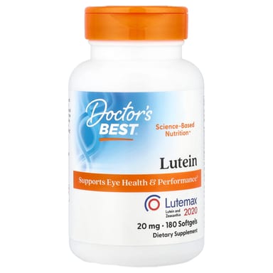 Лютеин Doctor's Best Lutemax 2020, 20 мг, 180 мягких капсул