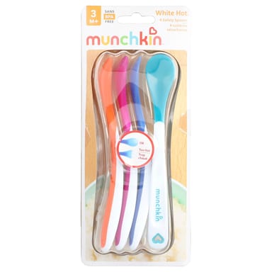 Ложки Munchkin, Safety Spoons, 3 месяца+, 4 шт.