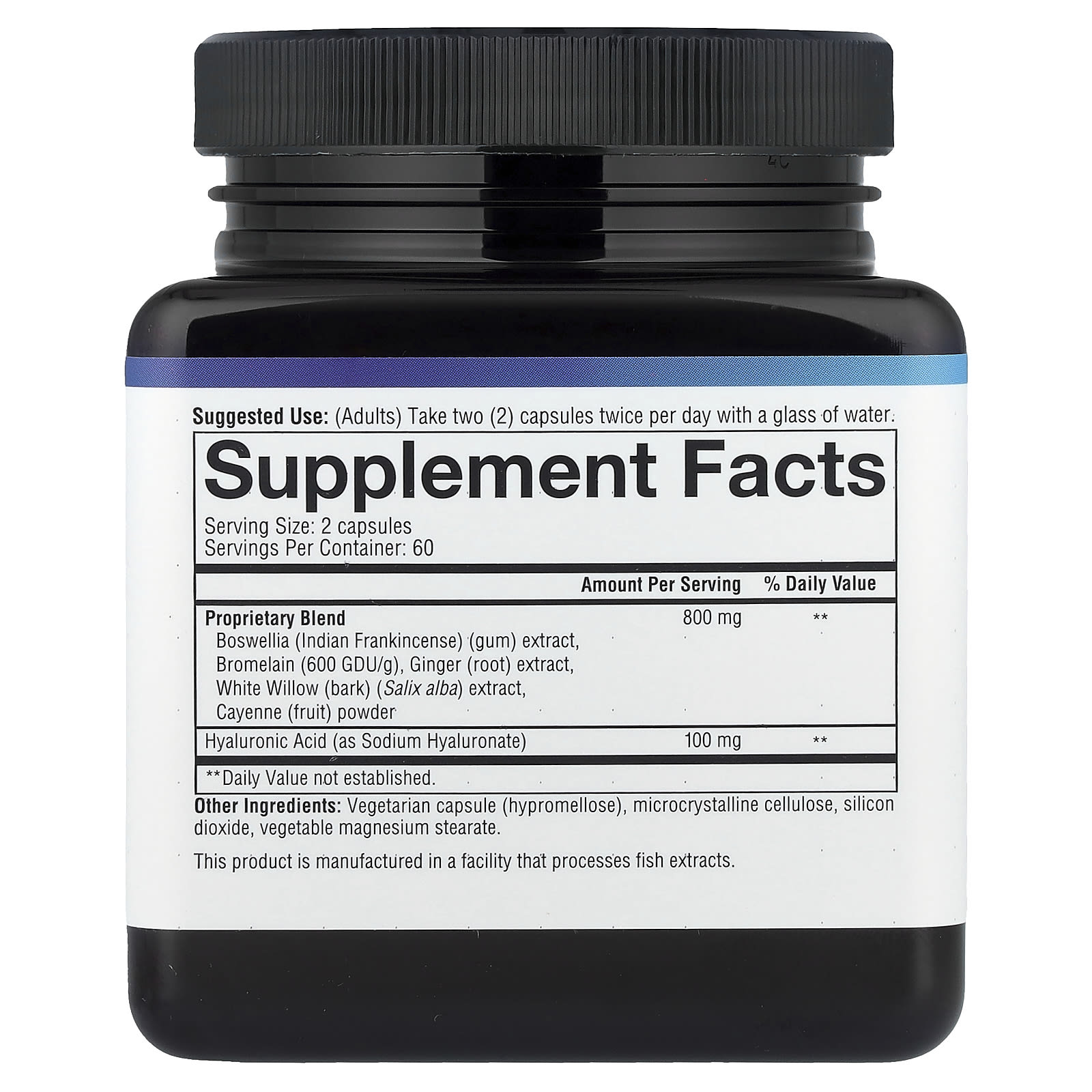 Гиалуроновая кислота Youtheory Advanced Formula, 120 растительных капсул — фото 2